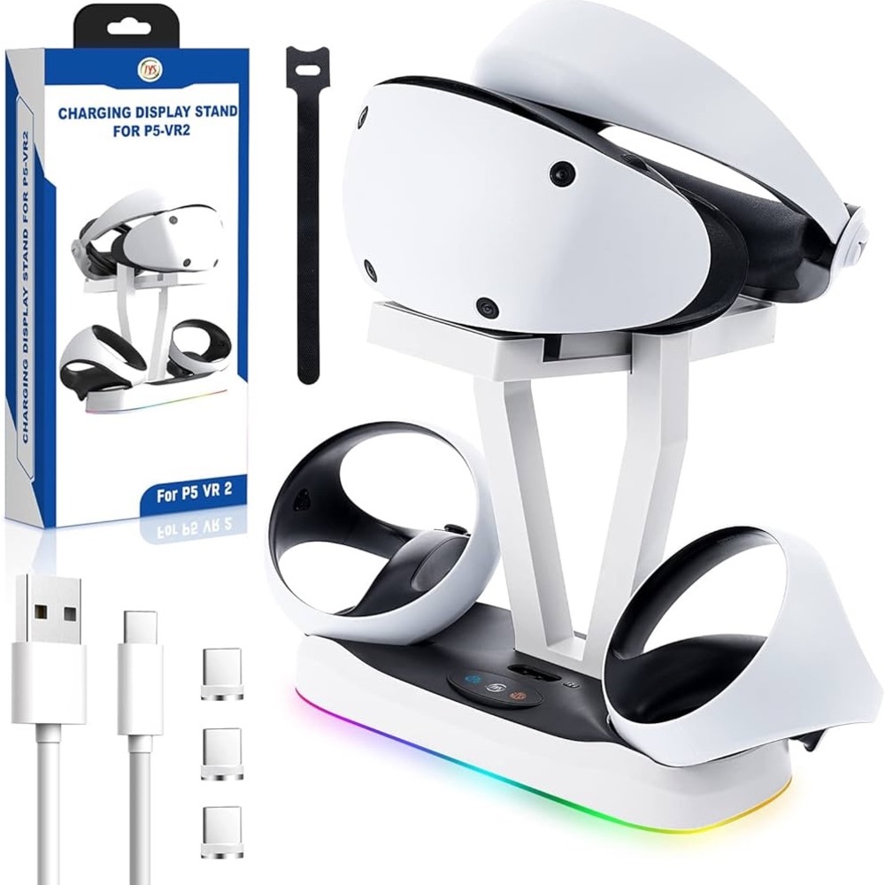ONLY BASE🚨Charging Station for PS VR2, Kannino PS VR2 Controller Charging Dock